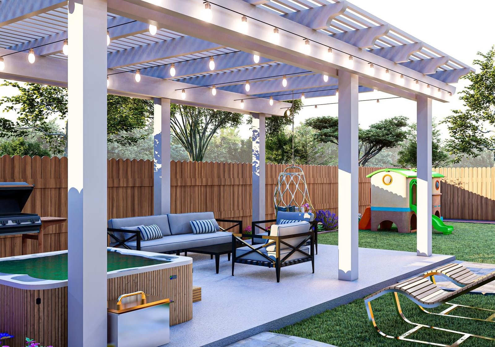 WPC Pergolas Manufacturer in Chennai | Dhanampergola